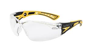 BOLLE RUSH+ SMALL CLEAR LENS BLK/YLW - Eye Protection
